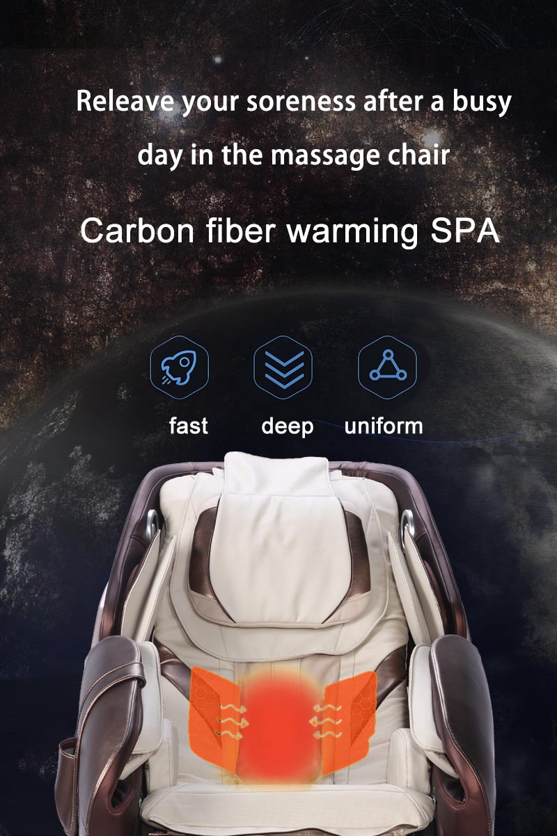 Carbon Fiber Warming SPA Massage Chair